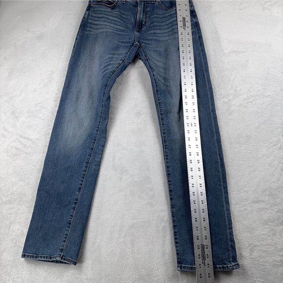 Lee Straight Leg Jeans Mens Size 32X32 Extreme Motion Slim Fit 102018456 Blue - Picture 11 of 12